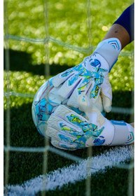 Resim Kx Claw Profesyonel Kaleci Eldiveni Beyaz - Mavi 