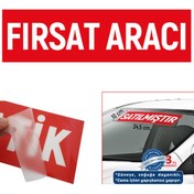 Resim direkt-al Araç Satışı Için Cam Yazıları Yapışkansız Yapışır.13 Farklı Yazı 