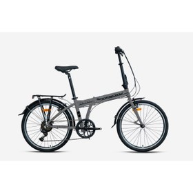 Resim Kron Fd 750 24 Jant V Fren Katlanır Bisiklet Nardo Gri-Siyah 