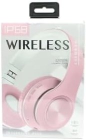 Resim Teknosepetim Kablosuz Bluetooth Kulaklık Wireless Renkli Pembe Kulaklık Kız Çocuk Genç Kulaklığı 