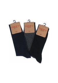 Resim Ozzy Socks Viskon Dikişsiz Erkek Soket Çorap Standart 3'lü Beyaz 