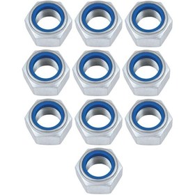 Resim M8 Fiberli Çelik Somun 10 Adet M8 