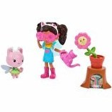 Resim Gabby's Dollhouse Cat Tivity Aksesuarlı Oyun Seti Flower Garden 