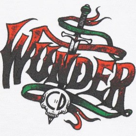 Resim WUNDER x KRÜW Can Dağlı Holy Rite Tee 'White' 