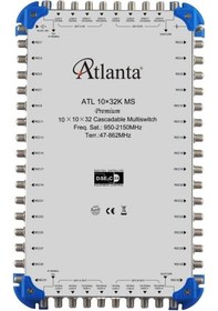 Resim Atlanta 10/32 10x32 Santral Merkezi Sistem Multiswitch Sonlu / Karasal Aktif + Adaptör 