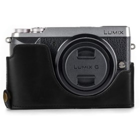 Resim MegaGear Panasonic Lumix Dmc-gx85, Gx80 Tek Dip Deri Fotoğraf Makinesi Kılıfı 