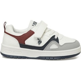 Resim U.s. Polo Assn. Eny Jr 5pr Beyaz Erkek Çocuk Sneaker 000000000102032059 Beyaz-Laci 