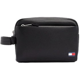 Resim Tommy Hilfiger Erkek El Çantası TJM Heritage Deri Washbag 