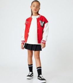 Resim Koton Basic Okul Eteği Pileli Pamuklu Siyah 5wkg70012ak Siyah 