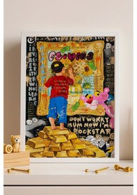 Resim Van Gogh Flowers Çerçeveli Tablo Yeni İş Kuranlar İçin Hediye Street Art 