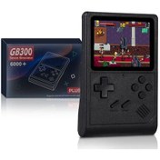 Resim Gb300 Taşınabilir El Oyun Oyuncu 3.0 İnç Ekran Tv Video Oyunu Konsolu Av Çıkışı Black 