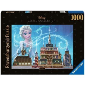 Resim Ravensburger 1000 Parça Puzzle Walt Disney Elsa'nın Şatosu 173334 
