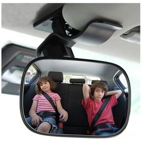 Resim Maiyame Bebek Konfor Gözlem Aynası - Geniş Açıli Konveks, Güneş Koruyucusunda Montaj, Trafik Tehlikeleri Önleme 