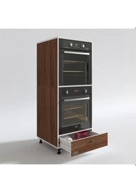 Resim Kenzlife fırın dolabı naime cvz 145*60*56 mutfak çekmeceli ayaklı banyo kiler ofis 