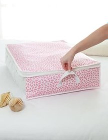 Resim Pencereli Yaprak Pudra Baza Altı Yastık Yorgan Kazak Hurcu / 60x45x15 