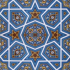 Resim Kütahya Hedef Çini AC25 20 x 20 Dekoratif Çini 