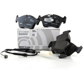 Resim Bmw E90 Kasa 320i Ön Fren Balata Takımı Fişli Orjinal 34116769951 - 34356789439 