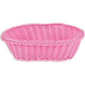 Resim Epinox Ekmek Servis Sepeti 24X17X7 CM PEMBE 