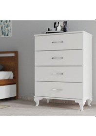 Resim Moxen S1 Şifonyer Beyaz 