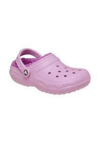 Resim Crocs Classic Lined Clog Unisex Sarı İçi Yünlü Günlük Terlik 203591-5bx Mor 
