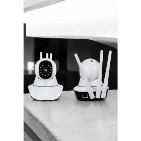 Resim Renklime Wifi Kamera Ev Kamerası Gece Görüşlü Kablosuz Bebek Izleme Kamerası 