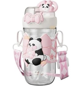 Resim Vagonlife Diller D2518 580ml Çift Kullanım Askılı Pipetli Tritan Matara 