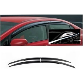 Resim Sunplex Opel Corsa D Mugen Cam Rüzgarlığı 2007-2015 4 Lü Set Sunplex 