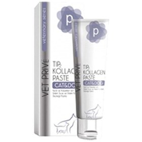 Resim Vet Prive Veterinary Tip 2 Kolajenli Kedi ve Köpekler için Eklem Sıvısı ve Kıkırdak Desteği Malt Macunu 100 Gr 