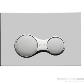 Resim VitrA Sirius 740-0485 Kumanda Paneli, Mat Krom - Parlak Krom 