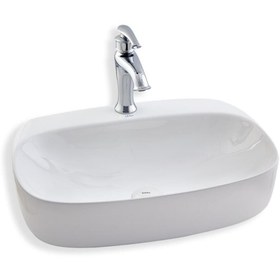 Resim EVA BANYO Lena Tezgah Üstü Lavabo E-2102 