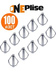 Resim Traktör Pimi Yaylı Pim Galvenizli Çelik 8 Mm-100 Adet 