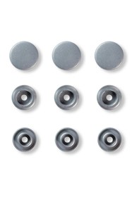 Resim SeraSelin 100 Adet Plastik Çıtçıt Gri Çıtçıt T5=12,4 mm DİKİŞSİZ Kolay Takılır Gri Çıt Çıt Seti 