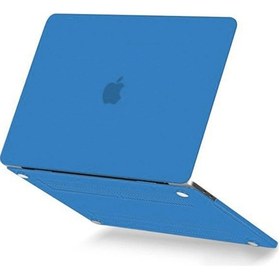 Resim Apple Macbook Uyumlu Pro 13 2021 Macbook Uyumlu Buzlu Kapak - Mavi Çok Renkli 