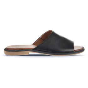 Resim Bueno Shoes Siyah Deri Kadın Düz Terlik 01wa3602 