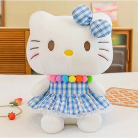 Resim Sanrio Hello Kitty Peluş Oyuncak Hediye Oyuncak Peluş 30 Cm Mavi 