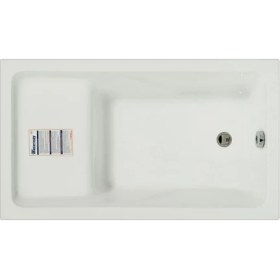 Resim Wichita Oturmalı Mini Dikdörtgen Küvet 120x70, H43 (Gövde + Metal Ayak + Ön Panel) 