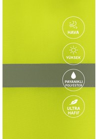 Resim Altınmakas Reflektörlü Fosforlu Sarı İş Güvenliği İşçi Yeleği 