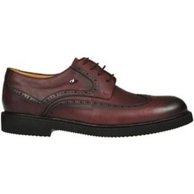 Resim Dr.Flexer 030101 Eva Hakiki Deri Erkek Comfort Ayakkabı Bordo 