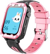 Resim ZCWATCH V0922 S Profesyonel 4G AGPS Akıllı Çocuk ve Aile Saati, Mini Cep Telefonu (Pembe-Siyah) 