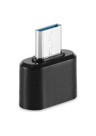 Resim Usb 3.1 Type-C To Usb 3.0 Otg Çevirici Dönüştürücü Adaptör Siyah 