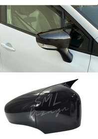 Resim Renault Clio 4 Batman-Yarasa Ayna Kapağı 2012-2019 (Plastik) 