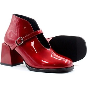 Resim Hakiki Deri Kadın Kalın Topuklu Bot 064sza230 001 