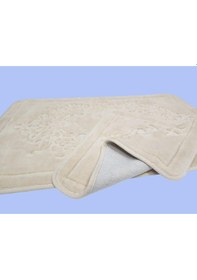 Resim Banyo Paspası Klozet Set 2'li Madrid Capuccino Desenli 