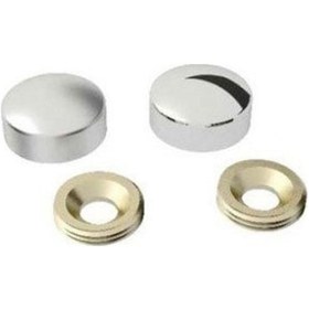 Resim Vida Kapama Kapağı 15 Mm, Krom - 100 Adet ANTİK 