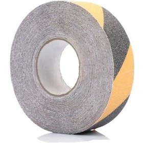 Resim Merdiven Ve Zemin Kaydırmaz Sarı+Siyah Bant 50X25M 