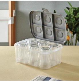 Resim bediSey Çay Bardağı Taşıma Aparatı Kutusu, Çay Bardağı Taşıma Çantası, Piknik Bardağı Taşıma Aparatı 