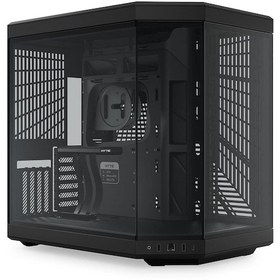 Resim Y70 Pitch Siyah Temperli Cam USB 3.2 E-ATX Dual Chamber Mid Tower Gaming Kasa (CS--Y70-B) 