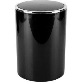 Resim Lenox Banyo Mutfak Ofis Çöp Kovası, Siyah, 6 Lt 