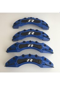 Resim Vw Jetta 2005-2010 Uyumlu Mavi R Logolu Kaliper Kapağı 
