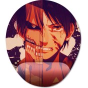Resim Pixxa Attack On Titan Bilek Destekli Mousepad Model - 3 Oval 
